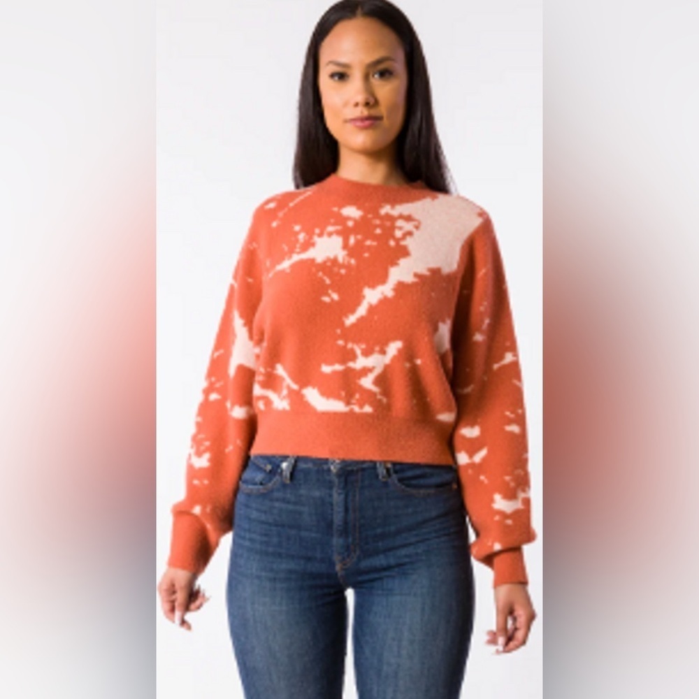 Kerisma Carrara Angora Sweater
Rust/Ecru – Size M/L